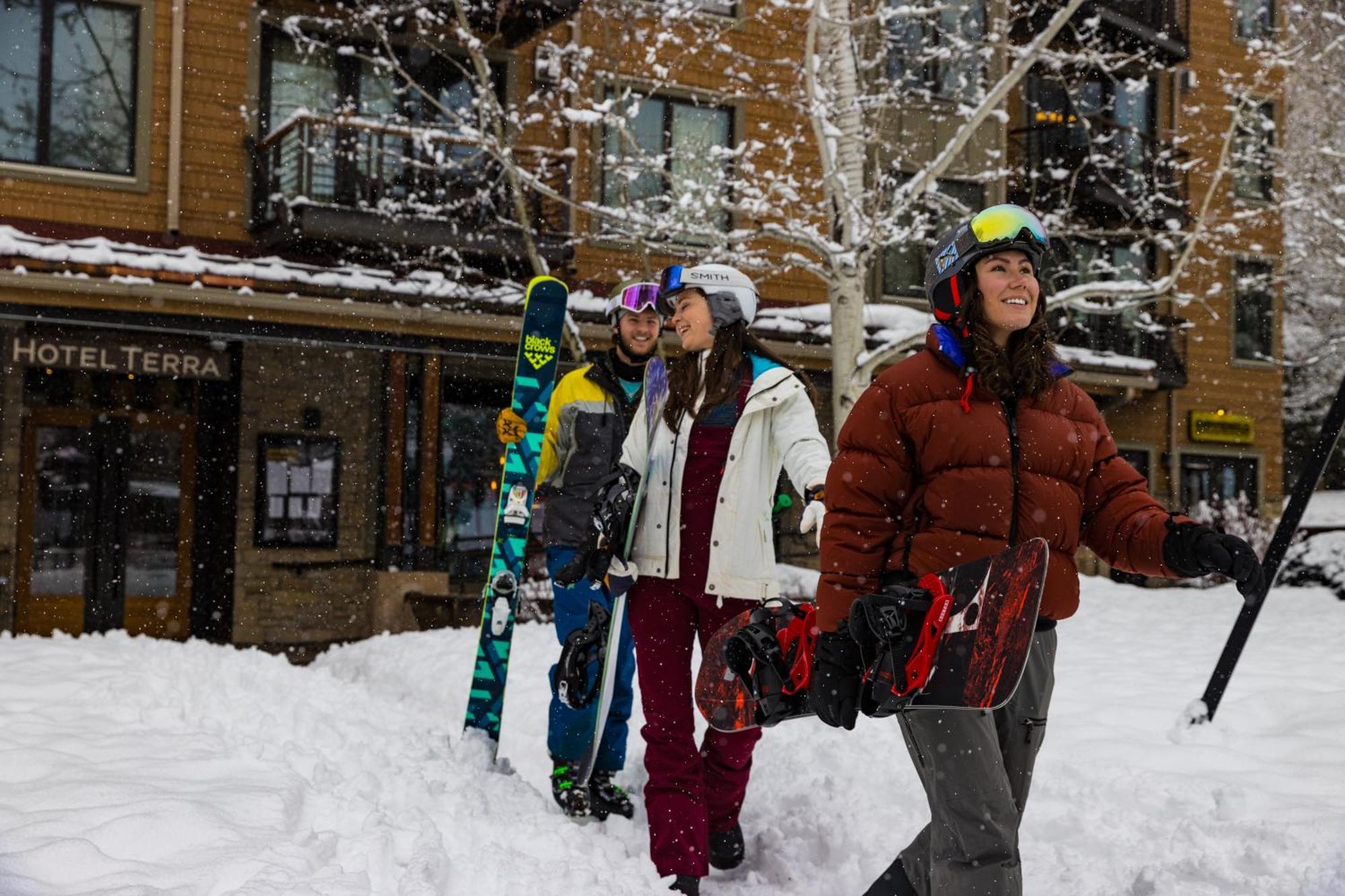 Hotel Terra Jackson Hole, A Noble House Resort Teton Village Exterior foto