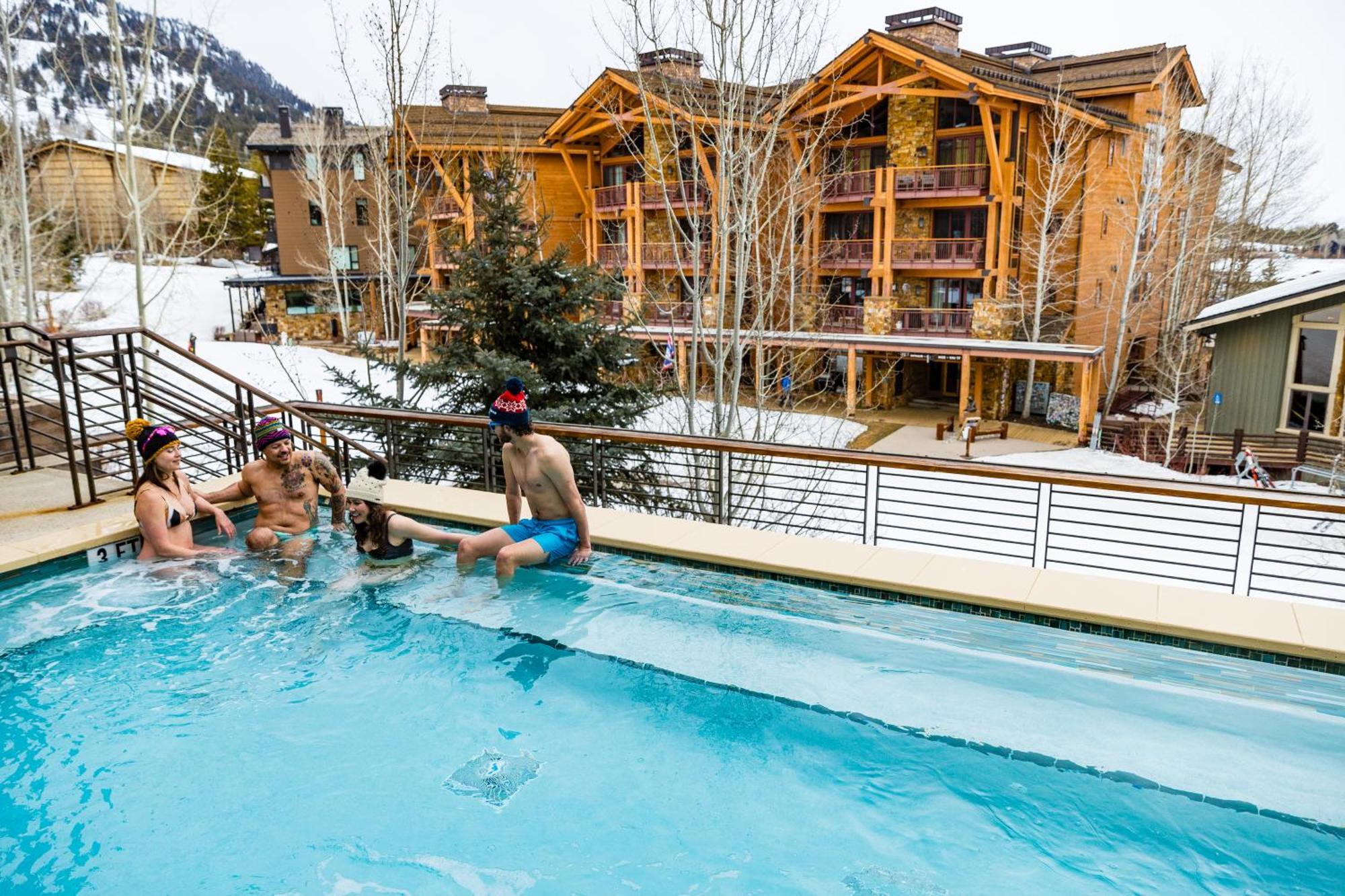 Hotel Terra Jackson Hole, A Noble House Resort Teton Village Exterior foto